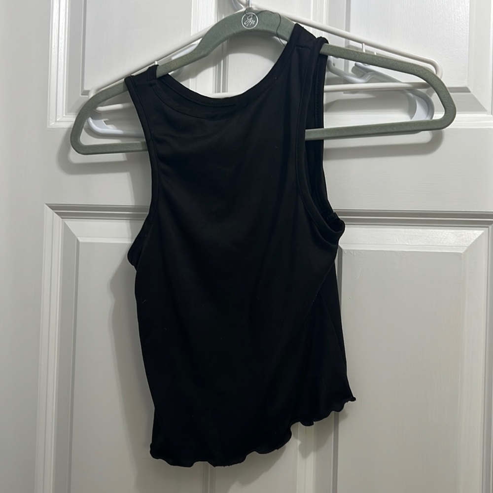 High neck crop top